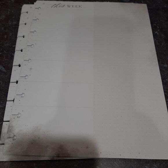 Planner Destash Happy Planner Classic Daily and Weekly Pages - Picture 2 of 5